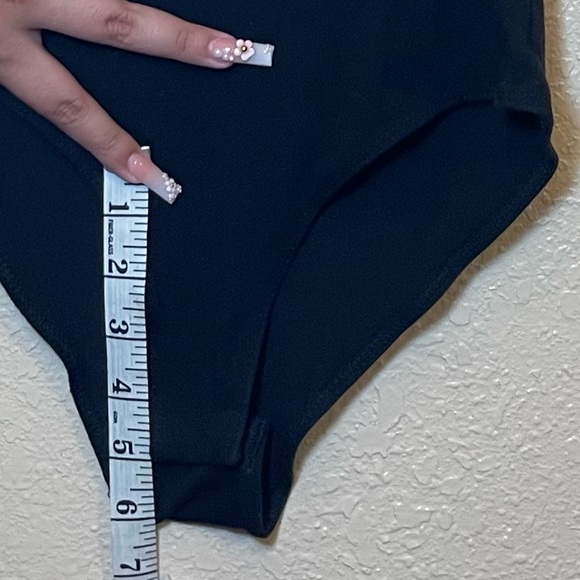 Ambiance black bodysuit size L - Picture 6 of 6